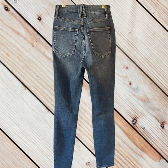 Good American Good Waist Distressed Skinny Jeans - Picture 4 of 9
